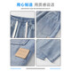Jiujiu Wang Jiumu Wang Jeans für Männer Frühling Vielseitige amerikanische Freizeithosen Frühling und Sommer Neue Trendy Brand Wide-Bein lose gerade Hosen 1105 Hellblau M.