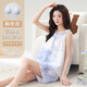 Sexy pajamas with breast pads for women's summer suspender two-piece bras can be worn outside home clothes 2601 cool sling nightgown M 80-100/Jin[Jin equals 0.5 kg]