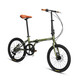 
Permanent folding bicycle 7 speed 20 inch men and women adult teenagers students children city commuter bike