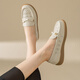 Red Dragonfly Leap Moon Soft Sole Singles Shoples 25 Zapatos para mujeres de primavera y verano Pies Huecos de mediana edad y ancianos WTB25049 Beige 38