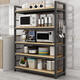 
Sanqihu kitchen large capacity storage rack floor-standing multi-layer microwave oven oven electrical cabinet multi-function pot storage rack 3-layer 12035