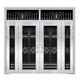 Puerta de acero inoxidable puerta de acero inoxidable puerta de entrada a la construcción autónoma