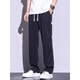 
LEE KIDS summer Tiansi casual pants men's summer loose thin cool straight ice silk sports long pants 1048 blue M height 160-170 weight 90-110Jin [Jin equals 0.5 kg]