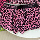 KAOOSEEN men's underwear leopard print ice silk four corner pink sexy boxer pants low waist 7A crotch fashionable boy 1376+13782 packages within L120