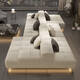 
Huixun 2025 new lamb velvet sofa double-sided sofa back-to-back sofa two-way sofa living room villa modular horizontal hall b1391cm choose lamb velvet