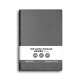 Mimuro Black conference record leather diary business notepad single book B5/18K96 soft leather record book 1343