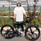 Minghuitong-Flaggschiff Mercedes Fahrrad Elektrische Assists Bergfaltungsfalten 27/30 Geschwindigkeitswechsel Männer und Frauen 26. Ying High-End White Aluminium Legierung 10A Pure Electric 3527 Geschwindigkeit High-End