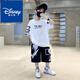 Suit des garçons Disney 2025 Nouvelle célébrité Internet Suit un ensemble complet de t-shirts pour enfants, de taille moyenne et de grands ensembles en deux pièces pour garçons, à manches courtes noires [SO SUIS] # 687 48 Livraison aléatoire dans l'entrepôt