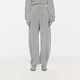 JNBY / Jiangan Cloth Vêtements Spring and Automne File Flash Banana Contrôle décontracté pour femmes Coton Mélange Banana pantalon 5O9E14140 040 / Silver Grey S