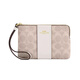 Entraîneur (entraîneur) Sac féminin, sac d'embrayage à fermeture éclair pour femmes, sac de poignet, petite amie CW854 Couleur de pâte de haricot blanc imxdm