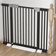 Treppe Leitplanke Kindersicherheitstür Baby Lagentür Tür Tür Becken Babygeländer Zaun Zaun [fett und verdickt] anwendbare Breite 97-104 cm 103 Höhe [Frosted Black]