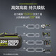 
He Jiagongshi () 20V lithium battery 4.0/5.0/6.0 wrench chainsaw drill hammer charger 3406/3 dual charger orange WA3883