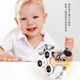 Chengliu 2-3 Jahre alter Montessori Early Education Key Entsperren Holzspielzeug geschäftiger Quadratmontessori Puzzle Entwicklung Multifunktional geschäftiger Block + Zodiac-Kalenderuhr