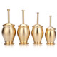 Pure copper mashing jar, pestle, medicine cup, mortar, mortar, mortar, mortar, brass cup, masher, garlic paste grinder, LWX solid brass mashing jar, medium size