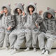 Einköpfige Pyjamas für Mädchen im Winter Hai Baby Korallen Velvet plus Samt verdickte 200 Jin [Jin gleich 0,5 kg] Großgröße Home Clothing ypf3892 kleiner blauer Hai ein-Stück-Toiletten-Reißverschluss Modell 150 cm (große Kinder Größe Gewicht 70-85 Jin [Jin Equal).