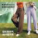 蕉下（beneunder）防晒裤阔腿裤女夏季宽松直筒显瘦休闲裤子女士AL206 【新款】漫暮黑 L