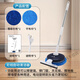Beijingjie electric window glass mop telescopic pole without watermark double-sided wiping tool for high-rise exterior windows housekeeping cleaning with scraper 1.4 meters - electric wireless cleaning