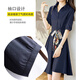 OLJ Light Luxury Brand Dress for Women 2025 Summer NUEVA PERSONA PEQUEÑA SUMERA EXQUISITE Temperamento delgado Falda azul marino L [96-106Jin [Jin equivale a 0.5 kg]]