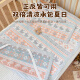 Crib sheets, old coarse cloth sheets, cool mats, single pure cotton 100 cotton soft mats, kindergarten baby mother and baby A, Guaiguai rabbit six-layer gauze soft mat + pillow 1 piece 13561cm*13561cm