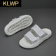 KLWP Hong Kong Luxury High-End-Markenschuhe für Männer im Sommer für Herrenschuhen vielseitiger Trendy Casual Flip-Flops können an der Außenseite Weiß getragen werden 42