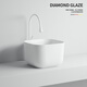 Deepening ceramic countertop basin wash basin balcony bathroom size rectangular round wash basin wash basin Deepening table upper basin SP4839+ Swan faucet cover