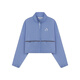 
Teenie Weenie Bear Women's Jacket 2025 Summer New Lightweight Comfortable Fashion Short Stand Collar Top Blue M