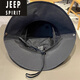 Jeep (JEEP) comfortable cotton and linen fabric mountain sun visor hat for men and women hiking and camping fisherman hat outdoor fishing protection khaki color - quick-drying outdoor fisherman hat head circumference 52-61cm