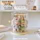 MESHD labubu pendant display box rotating transparent labubu plush doll doll hand-made blind box storage display stand