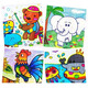 
Crown Nest Children's Toys Girls Birthday Gift Early Education Educational Toys Boys Primary School Students' Brush Set Paintboard Watercolor Pen