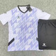 Neuer Kamei-Fußballanzug Männer und Frauen Sport spalten kurzärmelige atmungsaktive Kinderwettbewerbs-Trainingsteam Uniform Jersey 1048 White M [Höhe 155-165]