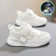 G.DUCKKIDS little yellow duck children's shoes children's white shoes single mesh boys' shoes leather face small and medium-sized children's girls' running shoes comfortable sports 6217 pink (single net) 27 inner length 17.2 foot length 16.2