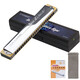 Bainuo tongbao 6624s harmonica 24-trous performance avancée harmonica harmonica épaissis plaque de siège de cuivre débutant à 24 trous argenté polyphonique #d #d tore = be twing