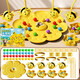 Yanxi Little Bee Honey Collecting Magnetic Beads Children's Fishing Toy Focus Training Parent-Child Interaction Two-person Battle Board Game Little Bee Fishing Toy 4 Persons (Focused Training/Competitive PK/Interactive Board Game)