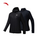 ANTA Fleece 3-in-1 Soft Shell Jacket丨Earth Shell Sports Jacket Women's Polar Fleece Lined Jacket Top