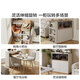 Lin's home sideboard household storage cabinet retractable side cabinet wall cabinet storage cabinet bar square full series RG2T bar cabinet + dining table (upgraded shelf) + dining chair 660