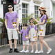 Apocalypse parent-enfant de tenue de tenue de famille trois et quatre été 2025 Nouvelle-lamelle mère et enfant mère et fille de base de fille de base de t-shirt à la mode