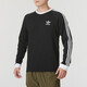阿迪达斯 （adidas）三叶草男装25夏季新款运动服时尚潮流休闲圆领套头衫透气长袖T恤 IA4877 L
