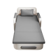 Cama de sofá Qili Integrado y de doble propósito 2025 Nuevo cama de doble cama para una sola cama plegable Cama telescópica Bed plegable Camino de sofá [Almacenamiento de 1.28m] 5 cm de esponja + 2 cm de látex