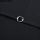 HAIPAIHAOYU Suit vest men's slim business formal suit jacket sleeveless high-end suit horse clip vest professional suit vest black vest XL (175) Recommended 55-65KG