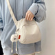 Jin Bingsheng Crossbody Bag Damenbeutel Muschelbeutel Nylon Stoff lässig vielseitig vielseitiger Pendler Schulter -Handy -Tasche für Arbeitstudienbeutel Hellblau Crossbody Tasche [Ausnahme von Anhängern]
