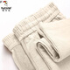 Specht Pure Leinen mit breitem Beinhose für Frauen im Sommer 2025 Neue Hose aus der Straight-Bein-Gelegenheitshose modische und vielseitige lose dünne Hose. Hot Color XL [vorgeschlagen 121-130jin [Jin ist 0,5 kg]]