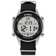 
SYNOKE Men's Sports Trendy Electronic Watch Canvas Nylon with Waterproof Outdoor Sports Climbing 9853 Black