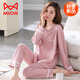 Catman (Miiow) Pajamas de primavera y otoño para mujeres La versión coreana delgada se puede usar en el exterior de las mangas largas.