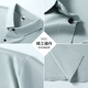 皮尔卡丹（pierre cardin）夏季中年男士冰丝速干无痕短袖衬衫爸爸2025年新款夏装休闲衬衣男 15816白色 3XL 推荐【168-180斤】