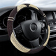 
Wanzhuang new wooden bead car steering wheel cover for summer breathable ladies cute all season universal beads anti-slip sweat-absorbing handle cover HYY1278 Maifeng love model. Blue round shape