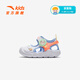 ANTA Children's Sandals 2025 Summer New Men's and Women's Baby Shoes Baby Breathable Toe Sandals Octopus Beach Shoes Women's Anta White/Fluorescent Orange Red-5 20/12cm