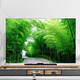 Shantou Lincuns neuer TV-Staub Cover TV-Cover Sonnenschutzmittel 65-Zoll-Schutzabdeckung Hängende gebogene Bildschirm Tisch Landschaft B1392 Regenbogen 32 Zoll 80*50 cm