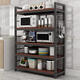 
Sanqihu kitchen large capacity storage rack floor-standing multi-layer microwave oven oven electrical cabinet multi-function pot storage rack 3-layer 12035