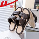 Huili Sandals Herren Sommer außerhalb von Tragen Fahrer, um atmungsaktive Sommer-Schlitten- und Verschleiß-resistente Gelegenheits-Strandsandalen für Männer zu fahren 3880-1 (braun) Größe 42 (Größe ist klein und empfohlen, eine größere Größe zu nehmen)