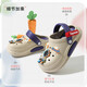JCZS Deutsche Lochschuhe für Kinder flache Füße Spezielle Unterstützung Eva außerhalb von Lochschuhen für Jungen und Mädchen Sandalen Blau [Space Voyager] 25 -26 Größe [180 Größe Innere Länge 17,5 cm]